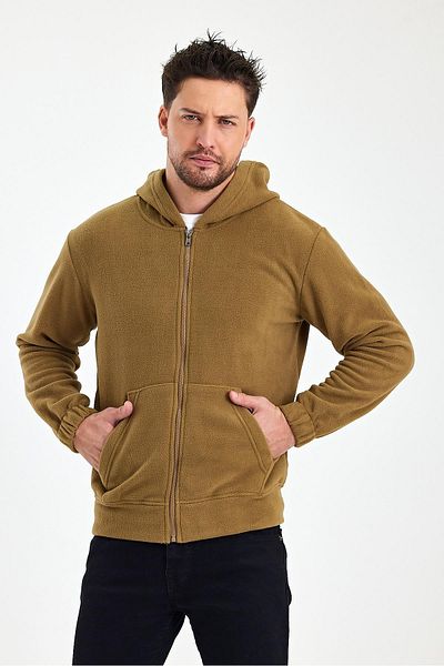 yakamor Men's Zippered Sleeve Elastic Sweat