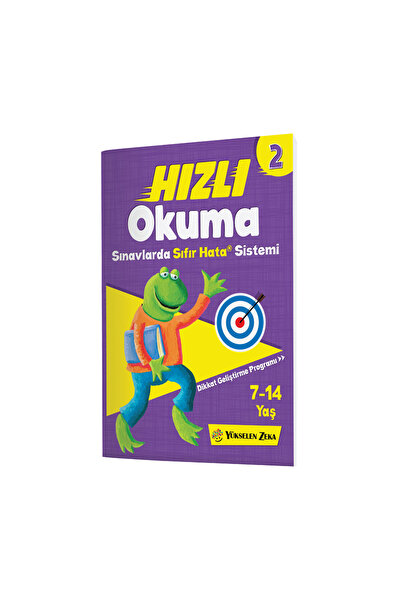 yükselen zeka Hızlı Okuma – Sınavlarda Sıfır Hata Sistemi (7-14 Yaş)