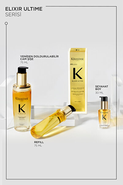 Kerastase Hair Care Oil Refill 75 ml, which Offers Softness and Nourishment to All Hair Types Demb.1055