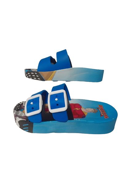 GEZER Boy's Blue Navy Blue Hero Figured Αντιολισθητική Σόλα Παντόφλες Gezzer120-33