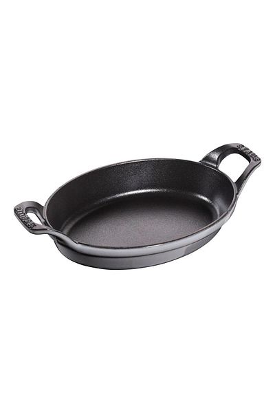 STAUB La Cocotte 21cm Graphite Gray Cast Iron Pan/Oven Dish - 405095590