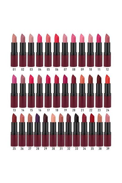 Golden Rose VELVET MATTE LIPSTICK NO 06 PINK RED COLOR
