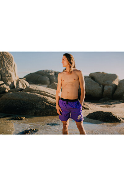 Guggen Mountain Pyjama kurz für Herren in lila