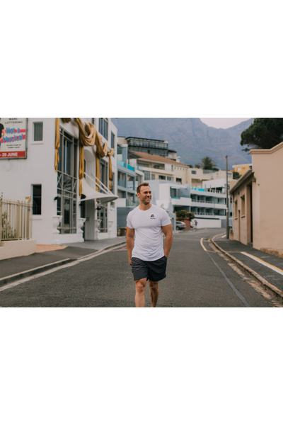 Guggen Mountain Pyjama kurz für Herren in grau