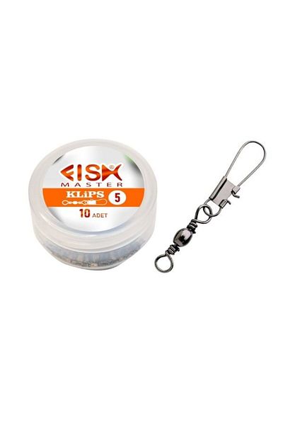 FİSH MASTER Stainless Swivel Clip 10 Pieces Special Boxed Package