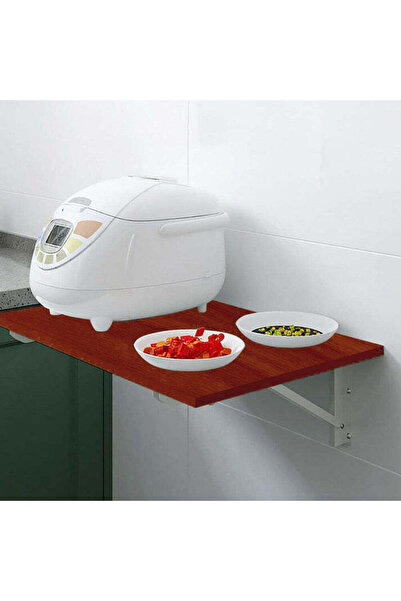 Modern home Brown Wall-Mounted Foldable Table & Desk 90×50 – Space-Saving, Versatile Home & Office Workspace