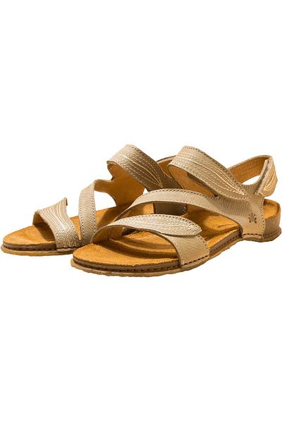 El Naturalista Riemchen Sandalen Für Damen In Khaki