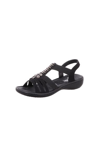Rieker Komfort Sandalen ’für Damen In Schwarz’