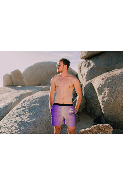 Guggen Mountain Badehose Für Herren In Lila