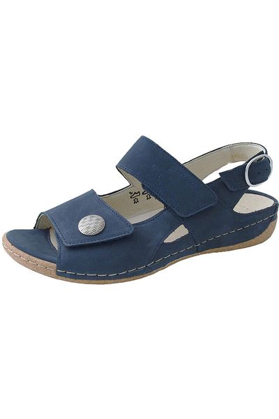 Waldläufer Komfort Sandalen Für Damen In Blau