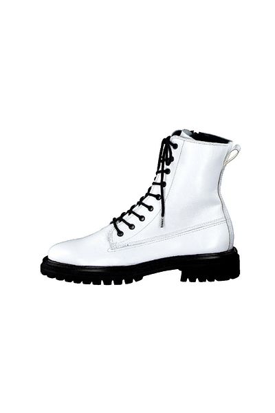 Paul Green Schnür-stiefeletten ’für Damen In Weiß’