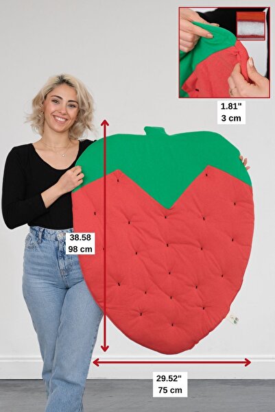 LITTLE DEDI Bebek Ve Çocuk Oyun Halısı, Çok Amaçlı Minder, Aktivite Matı Çile...