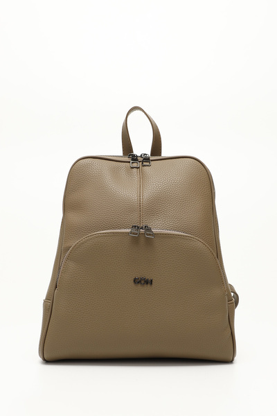 GÖNDERİ(R) Mink Heart Large Size Women's Backpack B6820