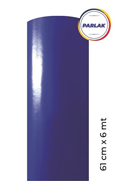 Ecce Folie de acoperire autoadeziva albastru bleumarin lucios 61 cm x 6 mt