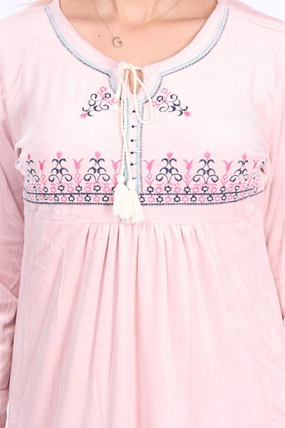 mervemoda ΓΥΝΑΙΚΕΙΟ ΜΑΚΡΙΜΑΝΙΚΟ ΒΕΛΟΥΔΙ ΦΟΡΕΜΑ