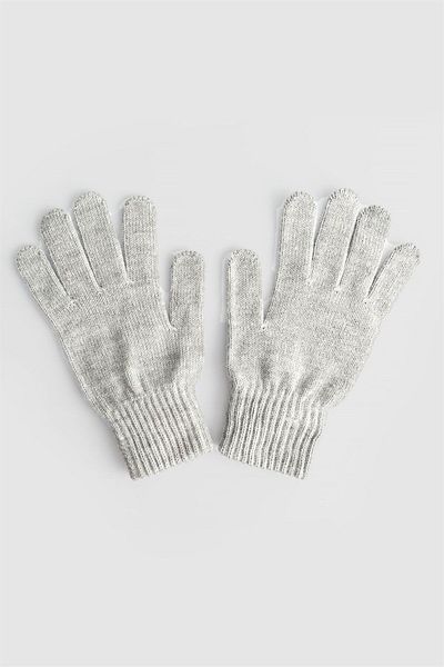 Tudors Ανδρικά γάντια Winter Wool Grey