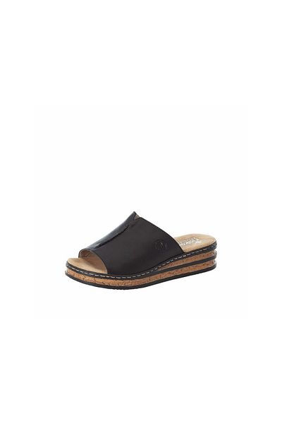 Rieker Clogs ’für Damen In Schwarz’