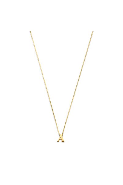 Isabel Bernard Le Marais 14 Karat Buchstabenschmuck, Kette