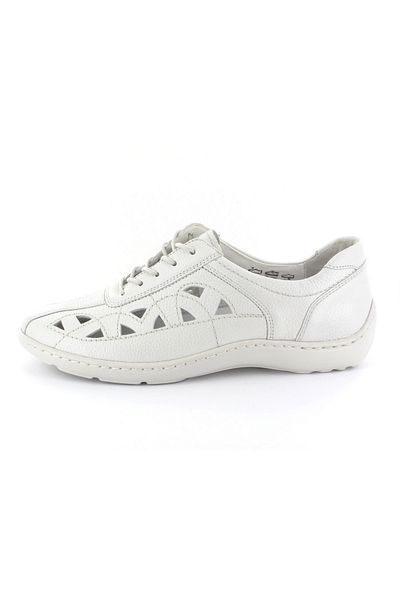 Waldläufer Komfort Schnürer ’für Damen In Offwhite’