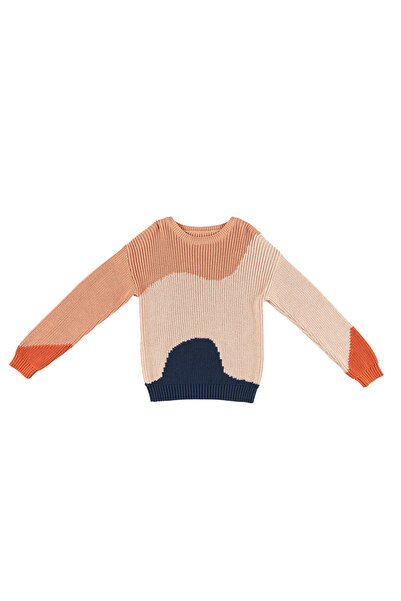 Panço Erkek Çocuk Somon Triko Kazak