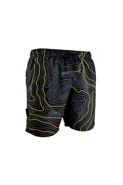 Guggen Mountain Badehose Für Herren In Gelb