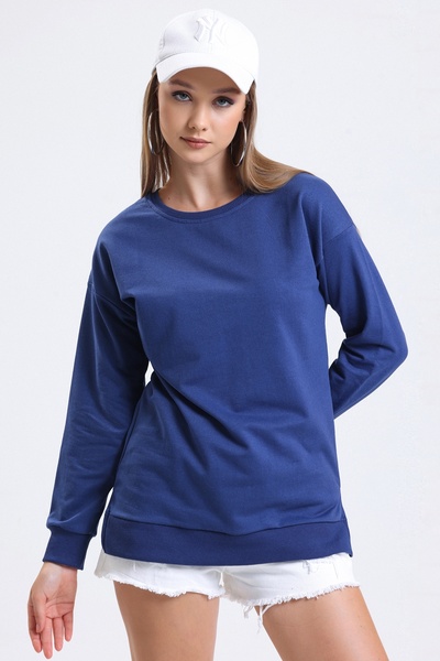 MD trend Жіночий велосипедний комір з резинкою Basic Світшот