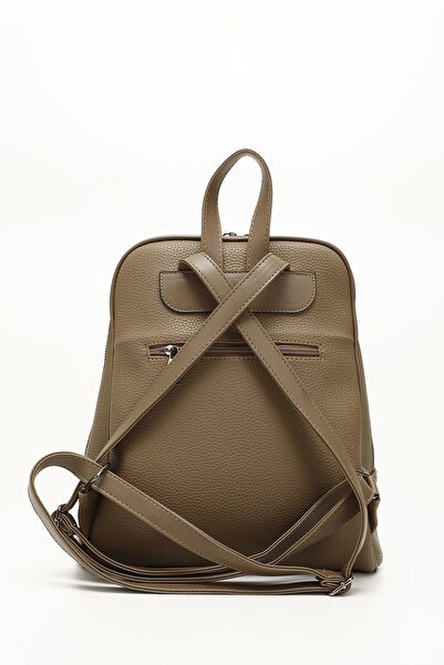 GÖNDERİ(R) Mink Heart Large Size Women's Backpack B6820