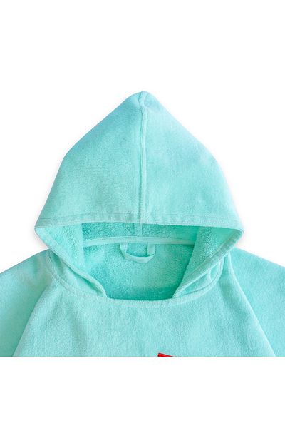 Milk & Moo Milk&moo Sailor Octopus Kids Poncho, %100 Cotton, One Size, 22,5x24 In