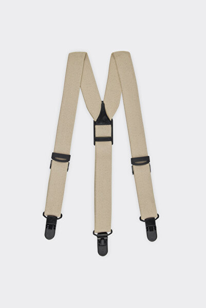 Panço Erkek Çocuk Bej Pantolon Askısı