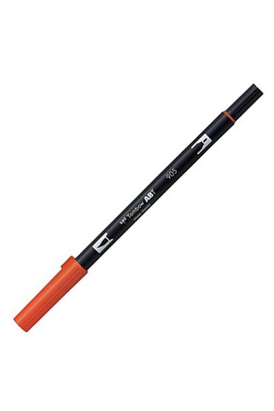 Tombow Brush Abt 905 Graphic Pen Red