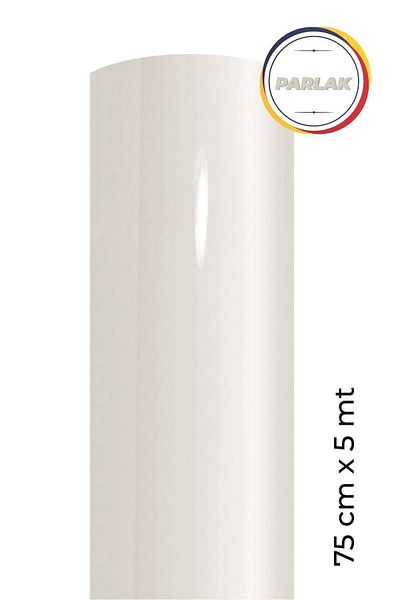 Ecce Glossy White Adhesive Coating Foil 75 Cm X 5 Mt