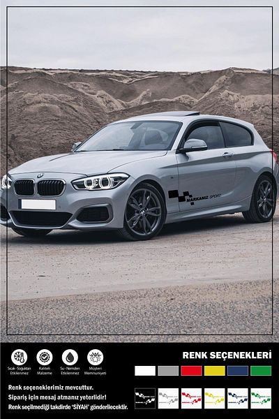 Ecce AUTOSTICKER SPORT MARKANIZ 45 x 15 cm