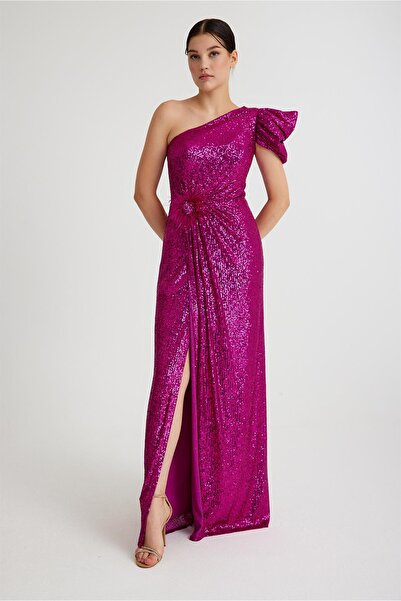 MAXXE 5684PAY PAYETLİ ABİYE ELBİSE