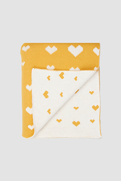 Panço Newborn 80*80 cm Mustard Blanket