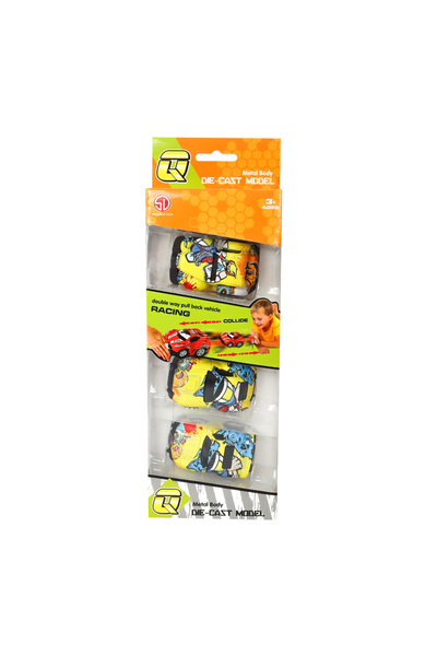 MEGA Çek Bırak Grafiti 3'lü Araba Seti