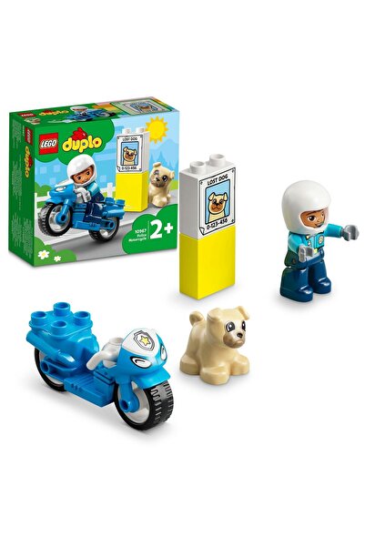 LEGO ® DUPLO® Kurtarma Polis Motosikleti 10967 - 2+ Çocuklar için Oyuncak Yapım Seti (5P)
