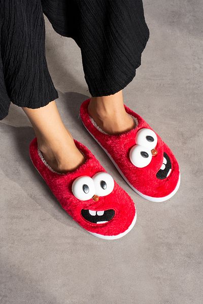 ALTUVATEKS Orthopedic Sole - Silent and Sliding Figured Slippers Home Slippers