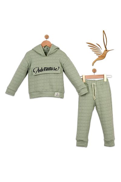 lorio kids Winter Unisex Quilted Double 2-5 Years Old Kids Set