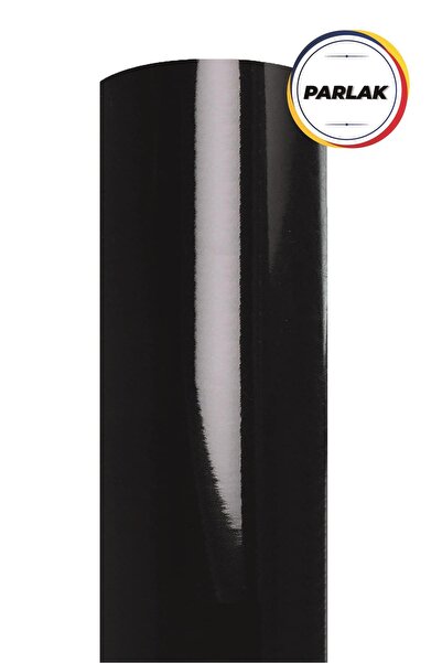 Ecce ورق طلاء ذاتي اللصق أسود لامع 122 سم × 9 متر