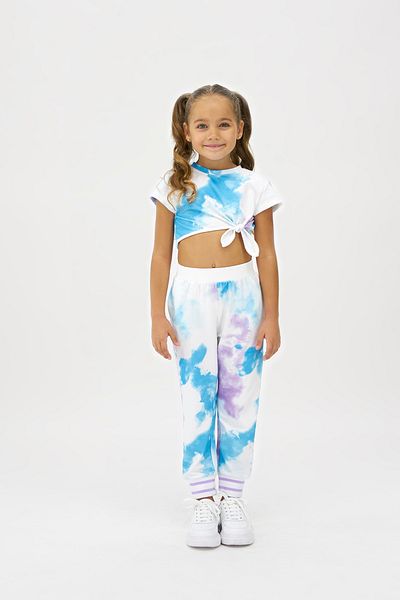 Panço Jogginghose mit Batikmuster für Mädchen