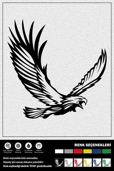 Ecce STICKER EAGLE 25 x 25 cm