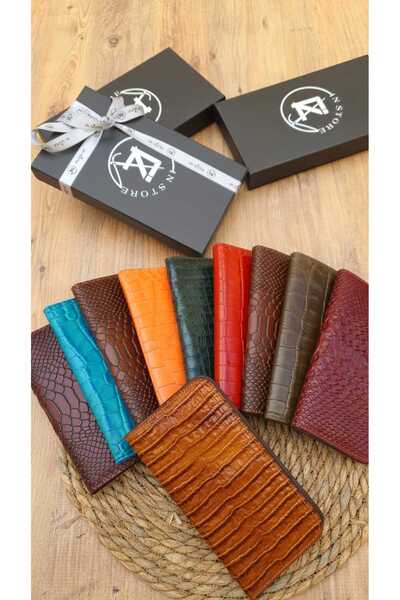 GoGoPlus Long Card Holder Genuine Leather Unisex Wallet