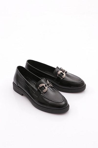 DGN Black Patent Leather Loafer - Women's Accessory Shoes 8172678