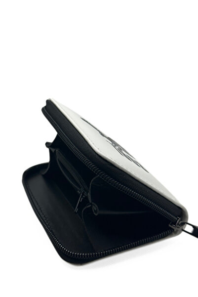 sinbEsg Children's & Teenagers' Wallet with Moon and Star Bracelet, Gift, Eagle Image, Zippered Coin Compartment, Card Holder