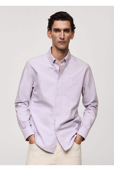 MANGO Man Bavlněná košile Oxford regular fit