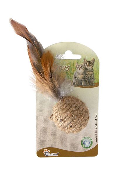 Eastland Furry Ball Cat Toy 4 cm Hnzrn