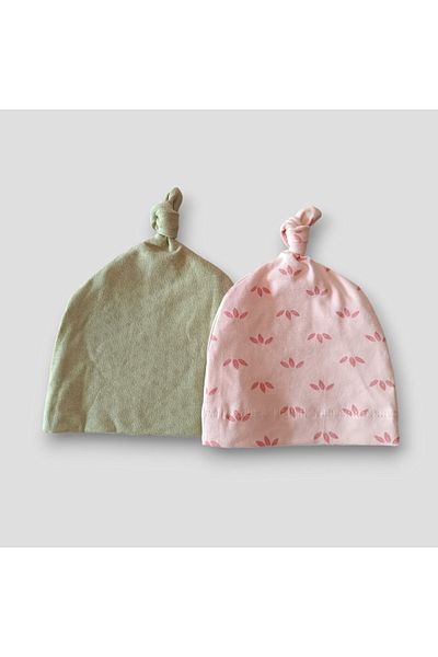 HENESSA TEKSTİL 2-Piece Baby Beanie