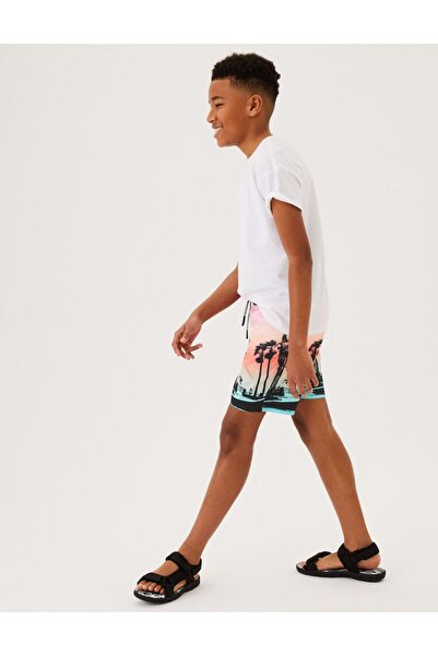 Marks & Spencer Palmiye Desenli Deniz Şortu (6-16 Yaş)