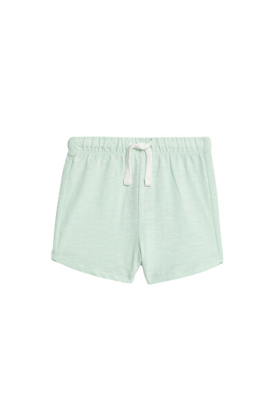 Marks & Spencer Saf Pamuklu Lastikli 3'lü Şort (0-3 Yaş)