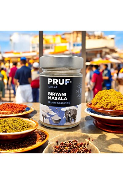 PRUF Biryani Masala 145 gr. Cam Kavanoz